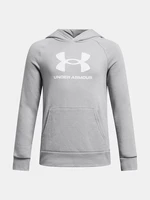 Under Armour Mikina UA Rival Fleece BL Hoodie-GRY - Kluci