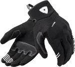 Rev'it! Gloves Endo Black/White XS Guanti da moto