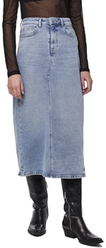 Pieces Dámská sukně PCBELLA 17147761 Medium Blue Denim M