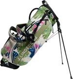 J.Lindeberg Play Stand Bag Print Calypso Oil Green Stand Bag