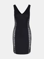 Černé tvarující šaty Pieces Ella - Dámské