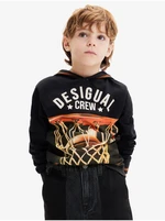 Černá klučičí mikina s kapucí Desigual Jordan - Kluci