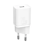 Baseus CCSUP-B02, Super Si, QC3.0, PD 20W, USB-C,  bílá