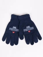 Yoclub Kids's Gloves RED-0119G-AA5A-001 Navy Blue