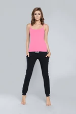 Ibiza T-shirt with narrow straps - pink