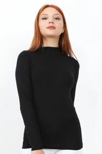 InStyle Long Sleeve Turtleneck Basic Body - Black