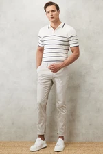 AC&Co / Altınyıldız Classics Men's Stones Slim Fit Slim Fit Chino Pants with Side Pockets Flexible.