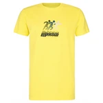 Boys' cotton T-shirt KILPI LAMI-JB - yellow