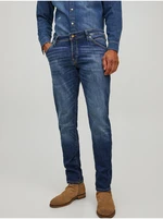 Blue Mens Slim Fit Jeans Jack & Jones Glenn - Men