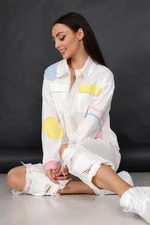 shirts made of combined materials