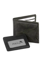 Polo Air Men's Sports Wallet with Card Holder Khaki Green