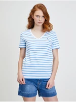 Blue and White Ladies Striped T-Shirt Tommy Hilfiger - Women