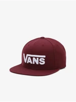 Burgundy men's cap with wool VANS - Men