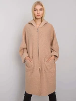 Coat beige Och Bella BI-21715. R12