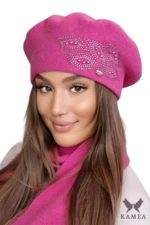 Berretto da donna Kamea Kamea_Beret_K.22.047.20_Raspberry