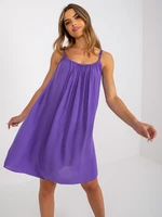 Dress purple Och Bella wjok0267.violet