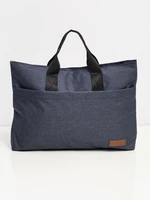 Large dark blue laptop bag