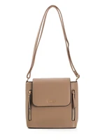 Dark Beige Women's Messenger Bag with Belt