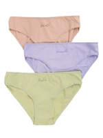 Women's cotton panties, set of 3.