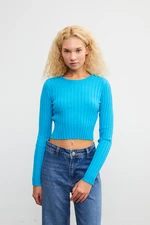 VATKALI Ribbed crop top blouse