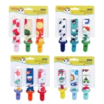 HUYU Baby Binkies Clips Paficer Binkie Holder Clip Fastenings Boys Grils Teething Toy