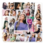 10/50PCS Singer Ariana Grande Stickers Laptop Guitar Luggage Skateboard Phone Bike Car Waterproof Cool Sticker Decal Kid Toys