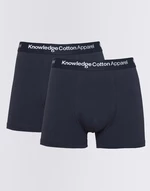 Knowledge Cotton 2-Pack Underwear 1001 Total Eclipse M