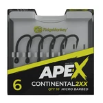 RidgeMonkey háček Ape-X Continental 2XX Barbed Velikost 4