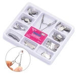 Dental Matrix Sectional Contoured Metal Matrices with Springclip No.1.330 Band Resin Clamping/Seperating Ring Dentist Tools