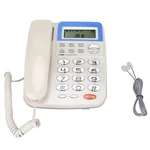 W168 Corded Telephone Caller ID Landline Phone with LCD Screen for Hotel