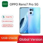 Global Version OPPO Reno7 Pro 5G 12GB 256GB MTK Dimensity 1200-Max 90Hz AMOLED Display 50MP 65W SUPERVOOC Reno 7 Pro