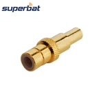 Superbat 75 Ohm SMB Male Straight Crimp Attachment Connector for Cable RG179 RG316 RG174