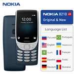 New and Original Nokia 8210 4G 2.8 Inch Display Bluetooth 5.0 1450mAh Dual SIM FM Torch Rugged Push-button
