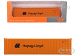 40 Dry Goods Container "Hapag-Lloyd" Orange Limited Edition for 1/64 scale models by True Scale Miniatures