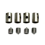 G99F Solderless Cable Nipple 5mm Universal Metal Brake Line Throttle Choke End Screw