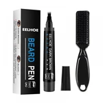 Men Beard Filling Pen Facial Hair Moustache Repair Shape Regrowth Pen Beard Enhancer Nourish Shaping Anti Hair Loss Styling Kit