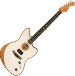 Fender American Acoustasonic Jazzmaster Arctic White Guitarra electro-acústica