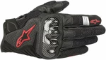 Alpinestars SMX-1 Air V2 Gloves Black/Red Fluorescent XL Motoros kesztyűk