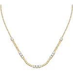 Morellato Luxusní pozlacený náhrdelník s čirými zirkony Scintille SAQF23
