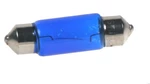 STUALARM žárovka 12V (C5W) SV8,5 modrá