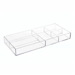 Priehľadný organizér iDesign Clarity, 40,6 × 17,8 cm