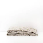 Detské béžové ľanové obliečky Linen Tales Botany, 140 x 200 cm