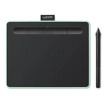 Tablet Wacom Intuos S Bluetooth  - pistáciový (CTL-4100WLE) grafický tablet • pracovná plocha 152×95 mm • rozlíšenie 2 540 lpi • rýchlosť snímania 133