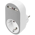 Digitus  DA-70617 adaptér do zásuvky (230 V) Výstupný prúd (max.) 2400 mA 2 x USB , zásuvka s ochranným kontaktom