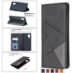Bakeey Geometric business Magnetic Buckle Holster Flip Stand Protective Case For Xiaomi Redmi Note 8 2021