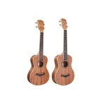 Andrew 23/26 Inch Mahogany High Molecular Carbon String Log Color Ukulele for Guitar Player