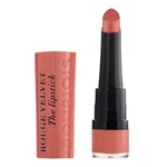 BOURJOIS Paris Rouge Velvet The Lipstick 2,4 g rtěnka pro ženy 15 Peach Tatin