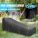 Tvird Waterproof Sunbed Sun Lounger Covers Garden Furniture Cover Patio Rattan