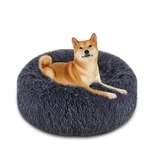 Focuspet Dog Pet Bed Cat Bed Faux Fur Cuddler Round Comfortable Size Ultra Soft Calming Bed for Dogs and Cats Self Warmi