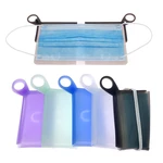Disposable Silicone Masks Storage Clip Foldable Mask Case Dustproof Organizer Face Cover Keeper for Protective Tool